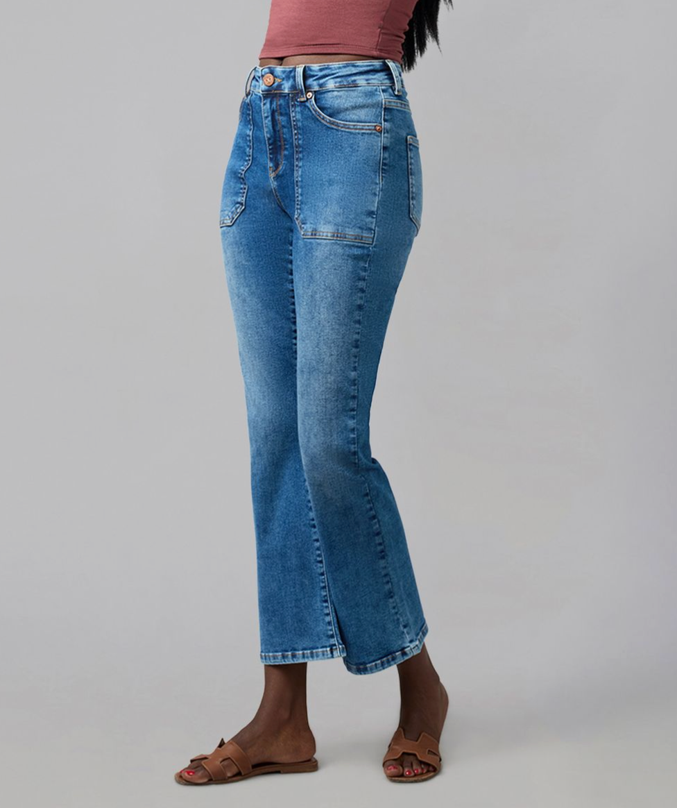 Billie Cropped Bootcut • Indigo Muse