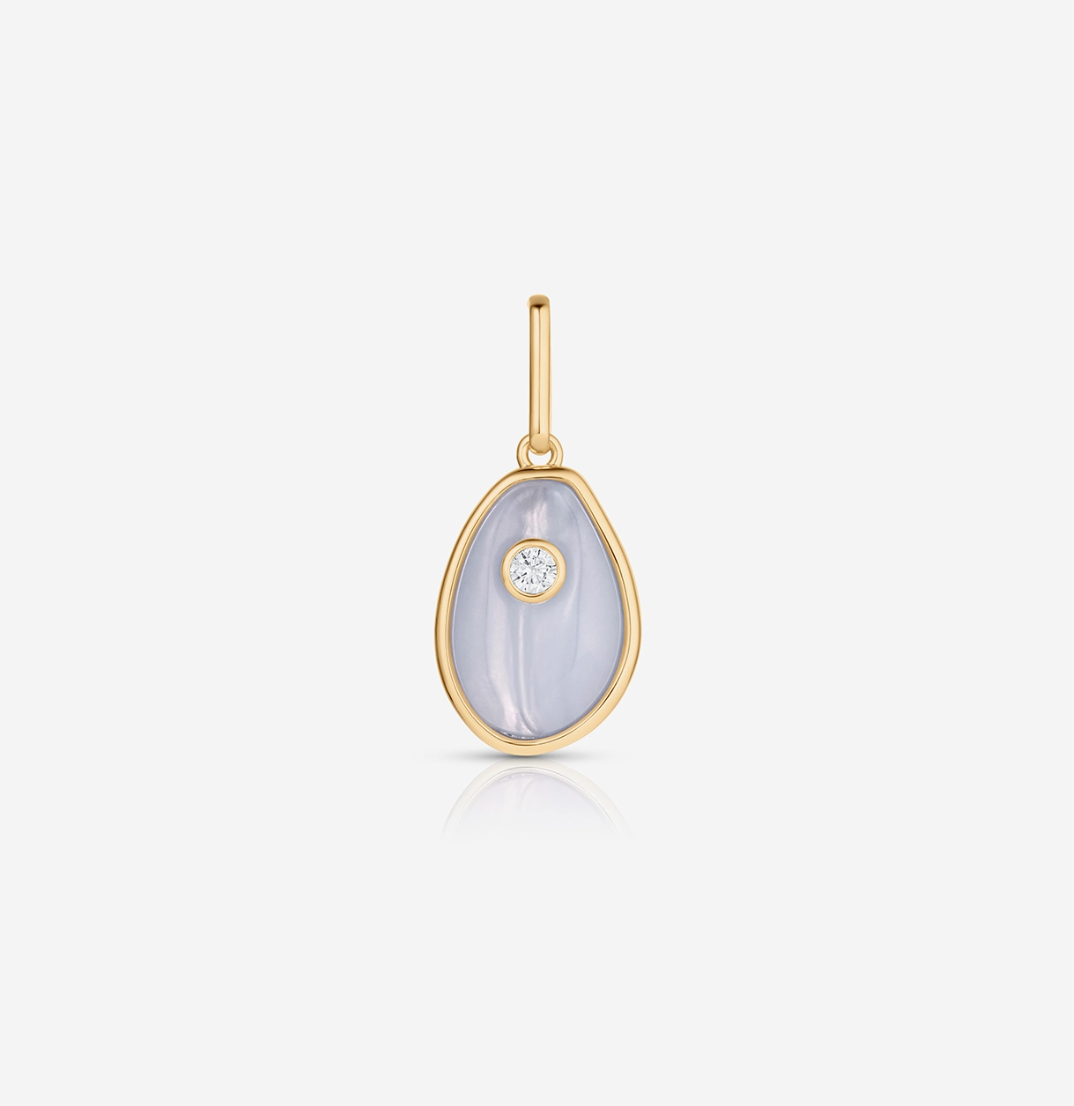 Cowrie Charm • Blue Lace