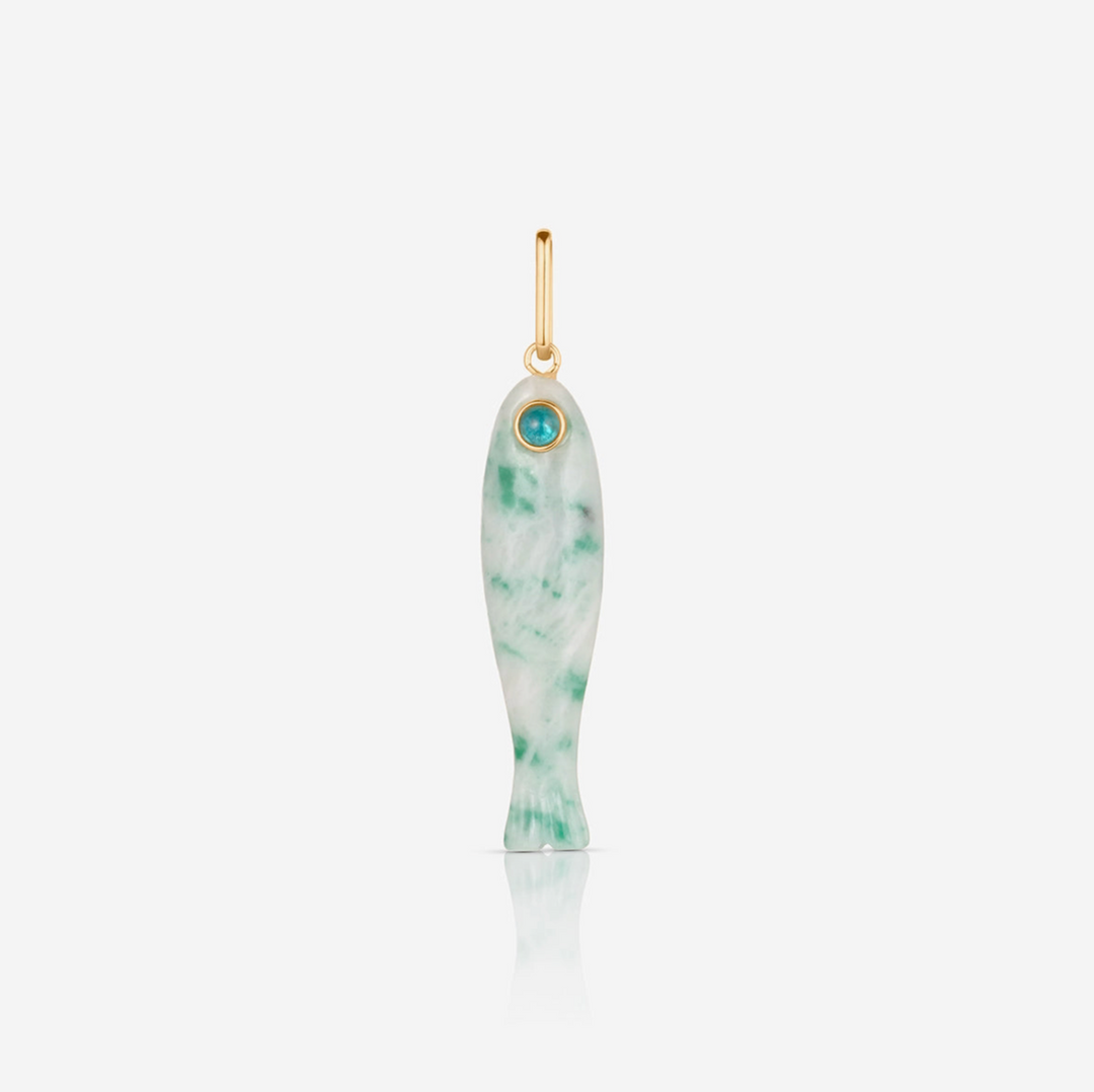Fortuna Green Dot Charm