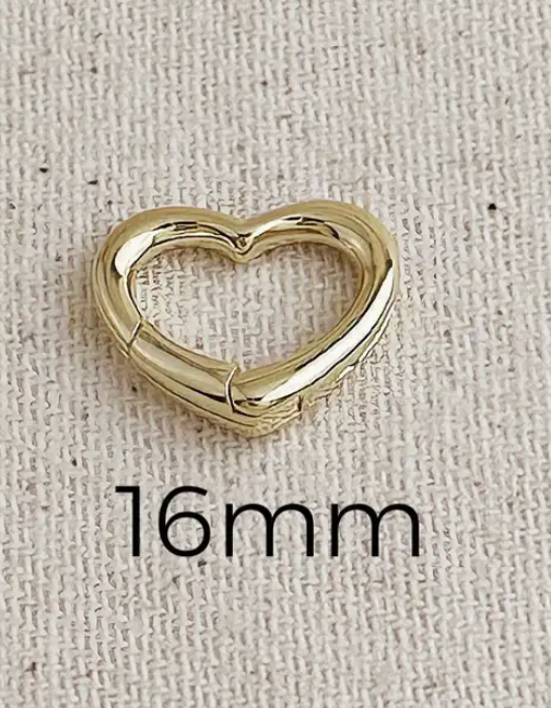 Heart Carabiner Charm