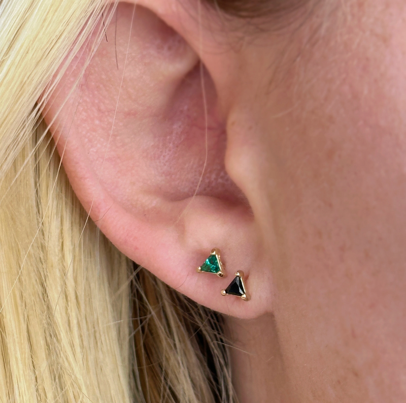 Triangle's Edge Studs • Black