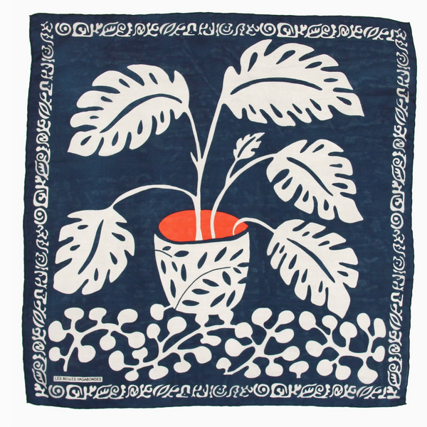 Mini Arum Scarf • Marine