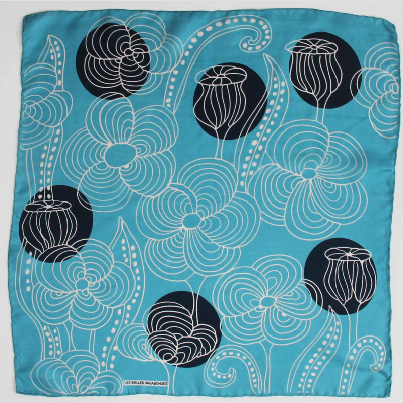 Mini Mandalay Scarf • Blue