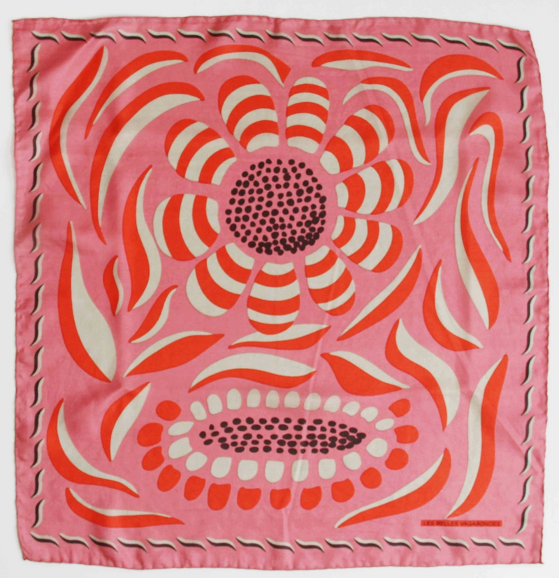 Mini Forget-Me-Not Scarf • Rose