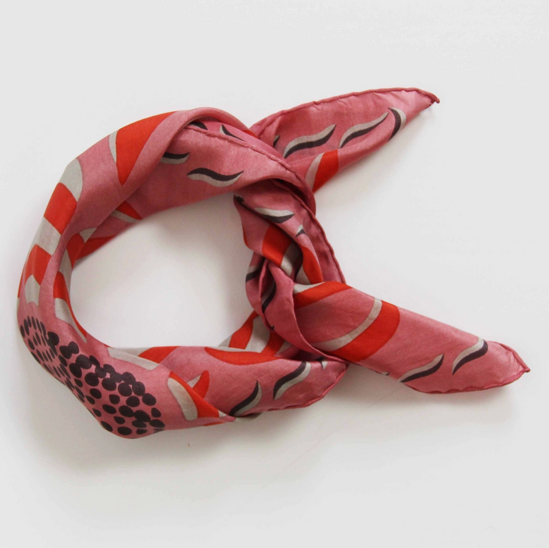 Mini Forget-Me-Not Scarf • Rose