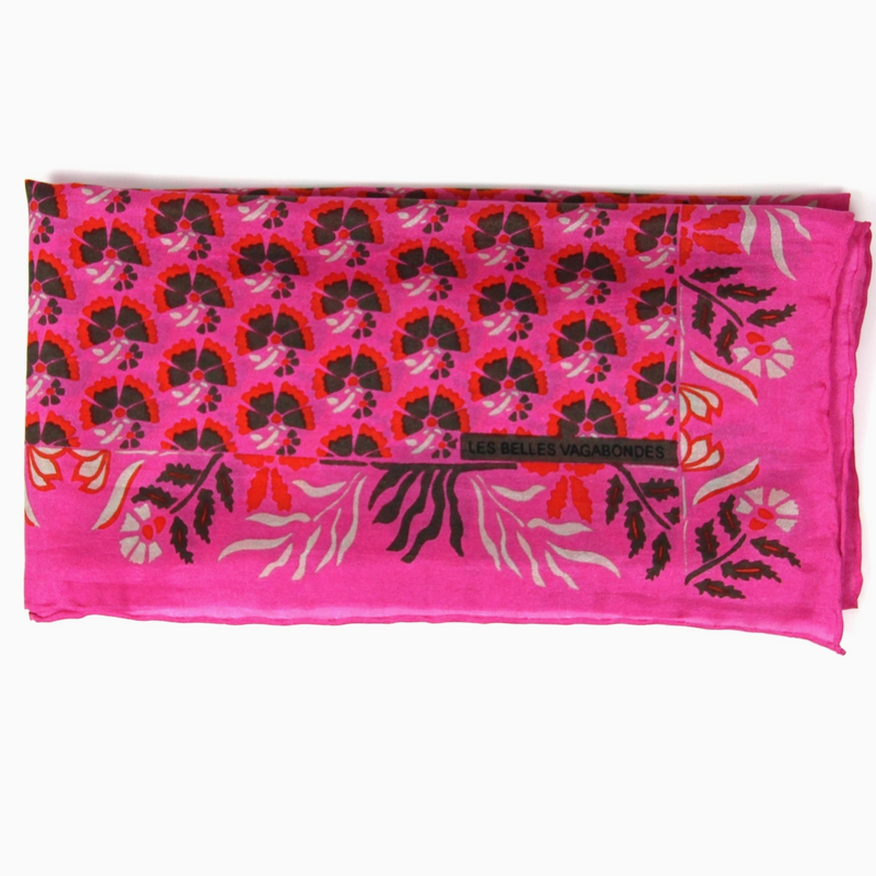 Mini Augustine Scarf • Fuchsia