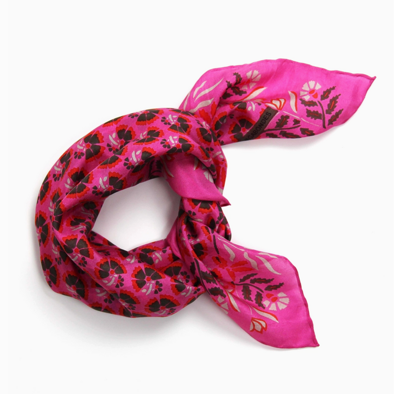 Mini Augustine Scarf • Fuchsia