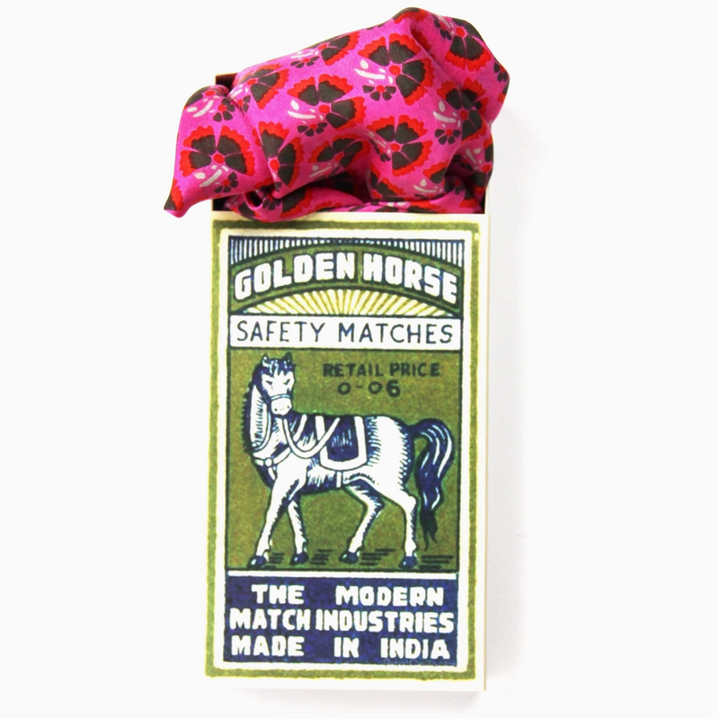 Mini Augustine Scarf • Fuchsia