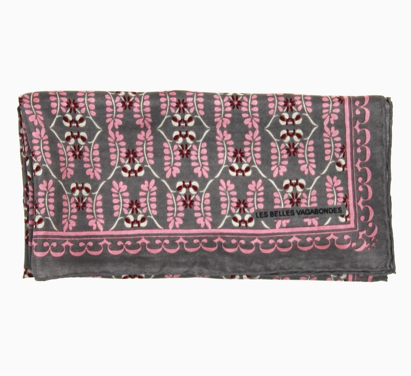 Mini Albertine Scarf • Brown