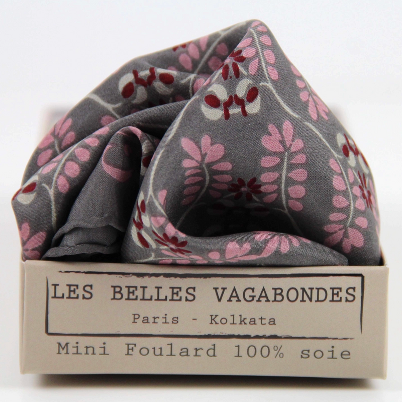 Mini Albertine Scarf • Brown