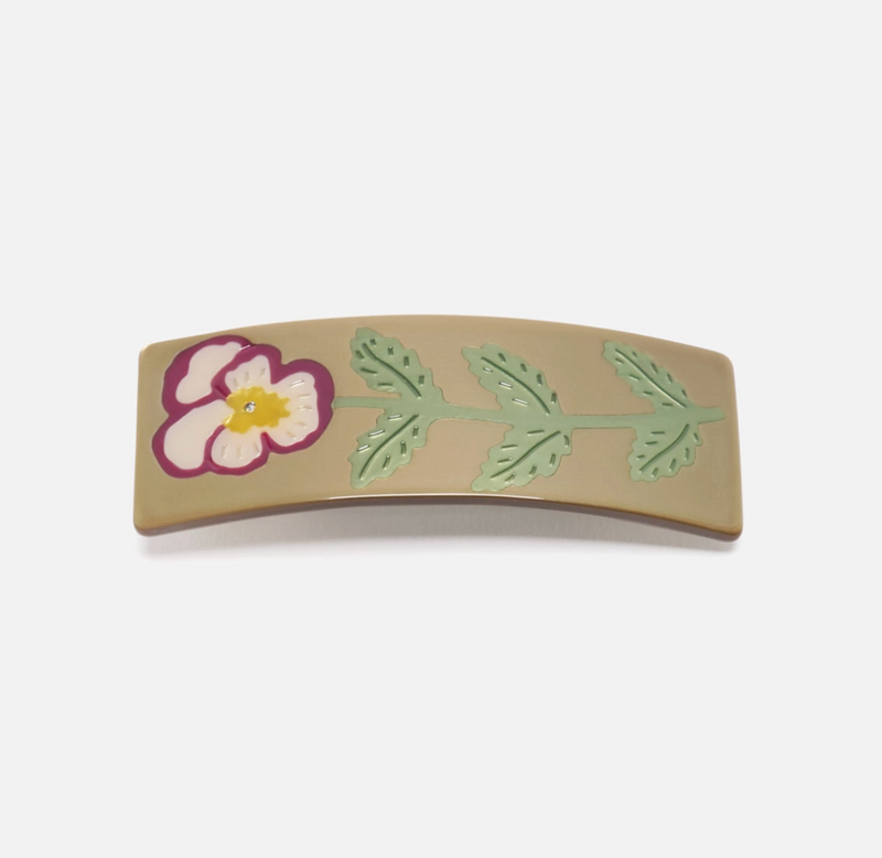 Pansy Flower Hair Clip