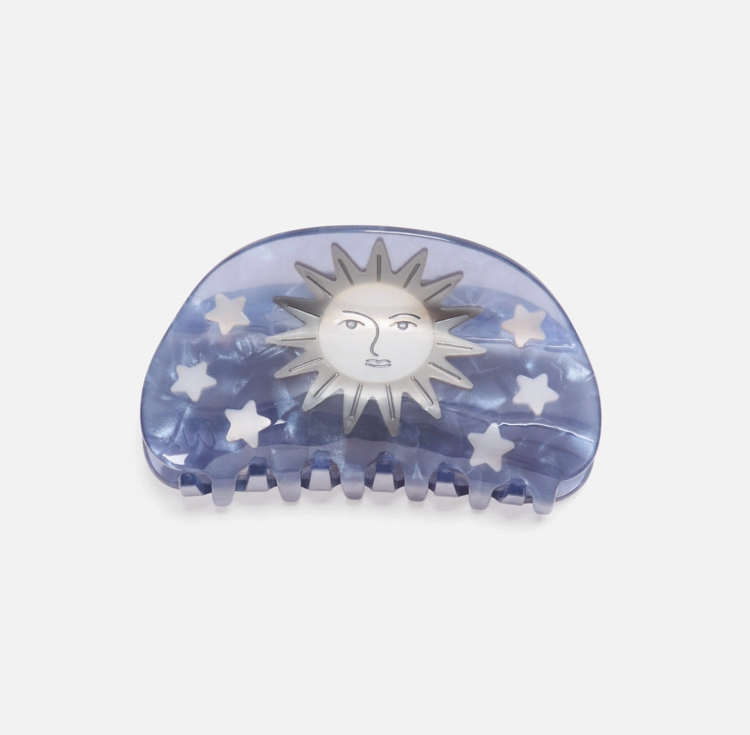 Pleiades Moon & Stars Hair Claw