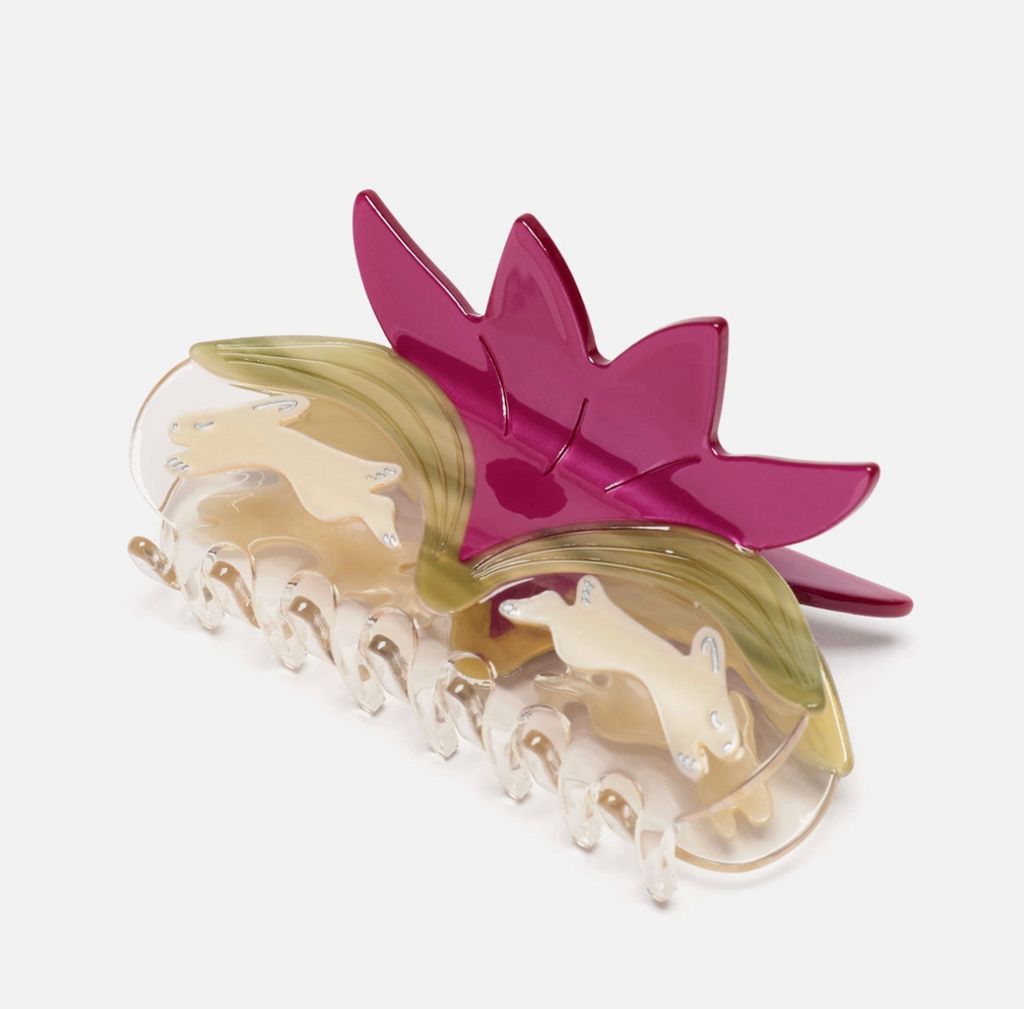 Twin Rabbits Hair Claw