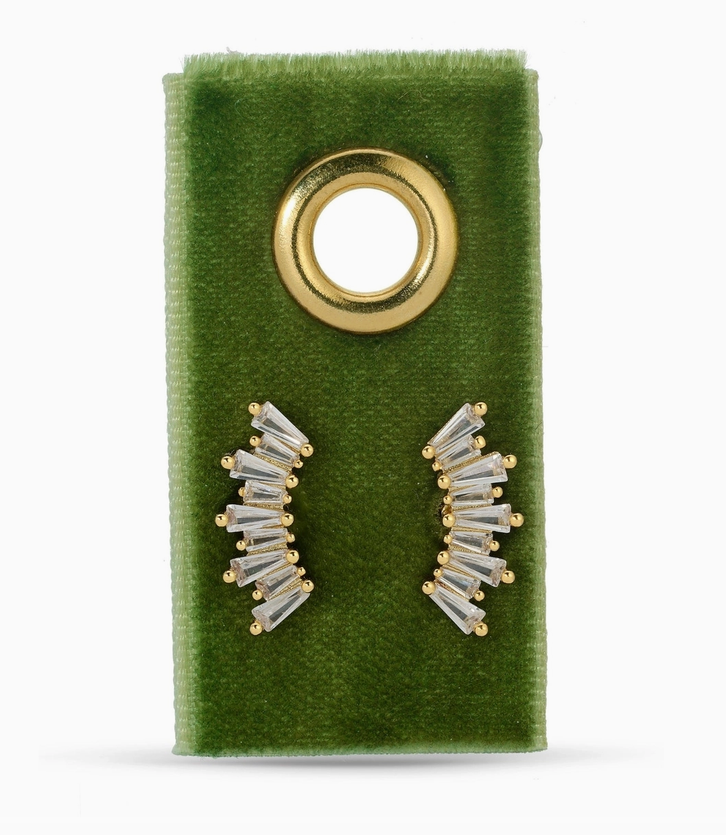 Curved Baguette Studs