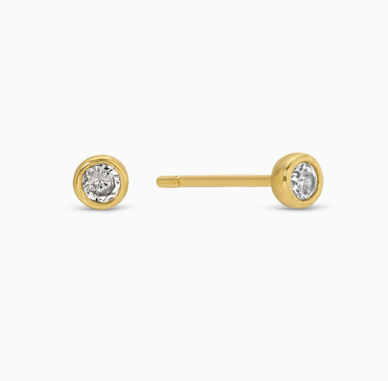 Pave CZ Stud Set