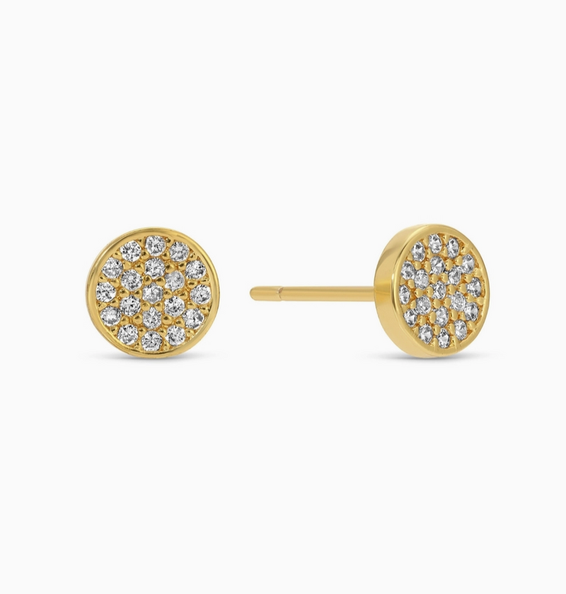 Pave CZ Stud Set