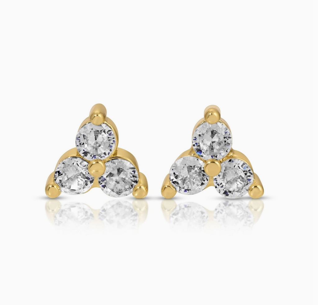 Trio Cluster Studs