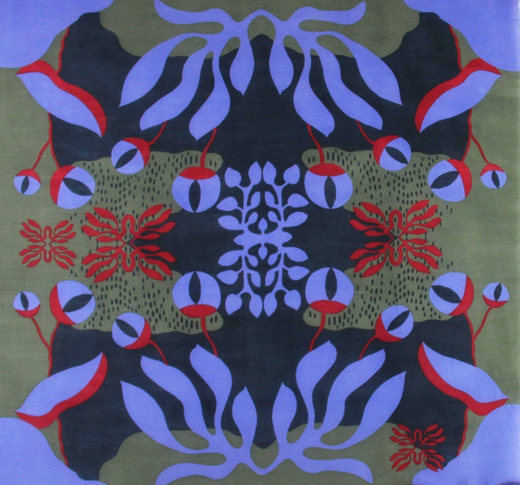 Abyss Wool Scarf • Purple