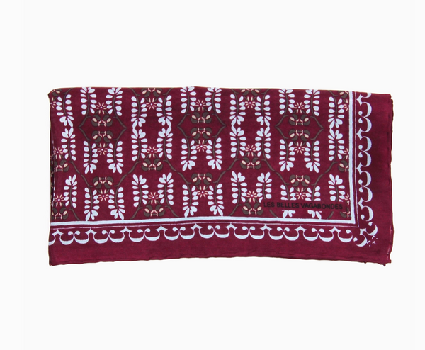 Mini Albertine Scarf • Bordeaux