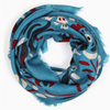 Tatiana Wool Scarf • Turquoise