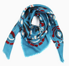 Tatiana Wool Scarf • Turquoise