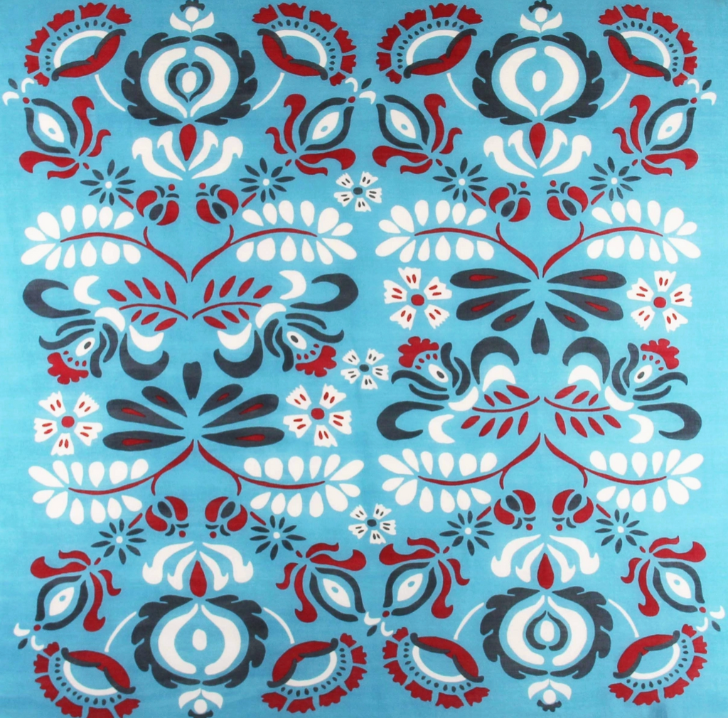 Tatiana Wool Scarf • Turquoise