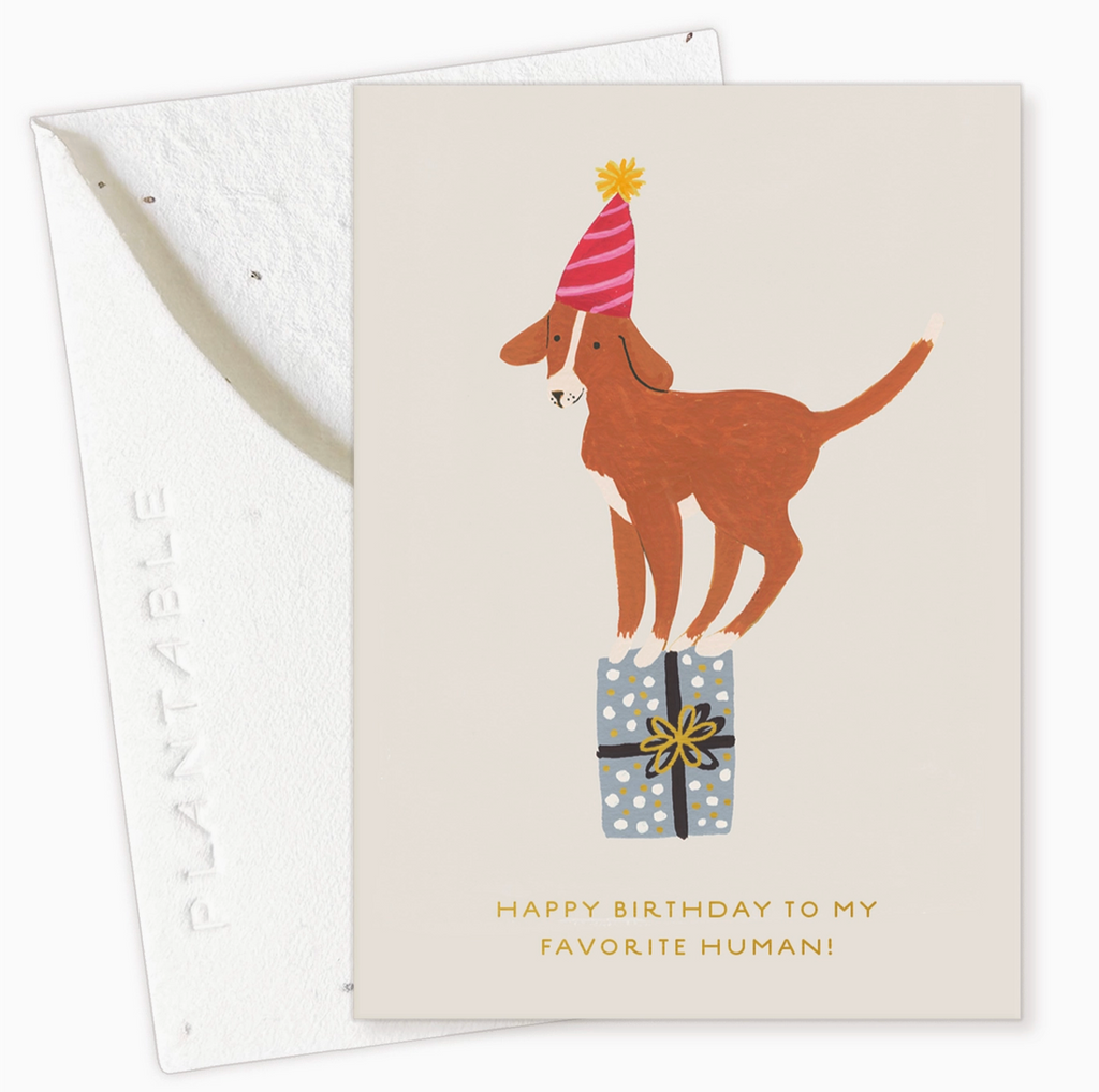 Mini Greeting Card • Birthday Dog