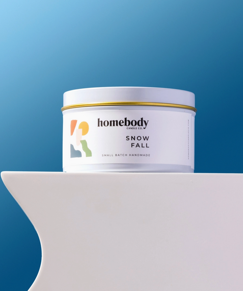 Snow Fall Candle Tin