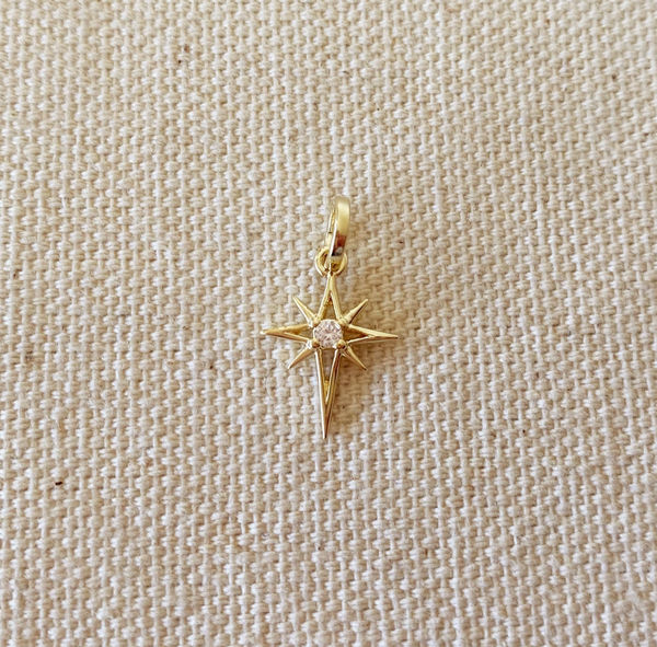 Starburst CZ Charm