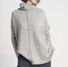 Seam Turtleneck Sweater