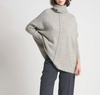 Seam Turtleneck Sweater
