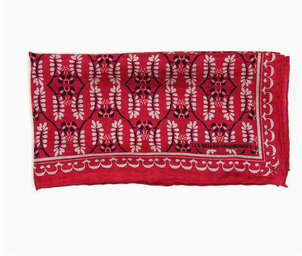 Mini Albertine Scarf • Red