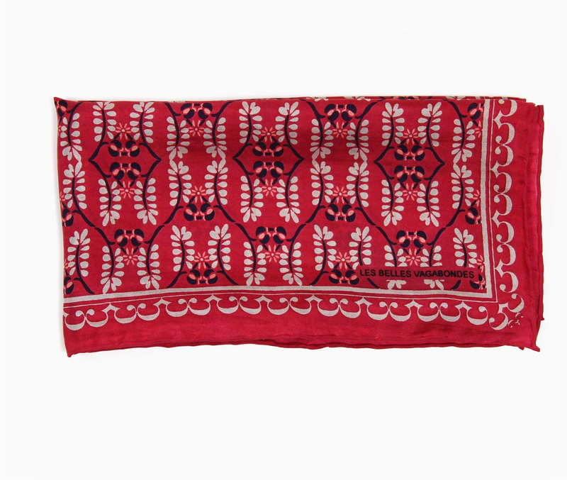 Mini Albertine Scarf • Red