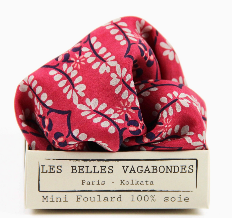 Mini Albertine Scarf • Red