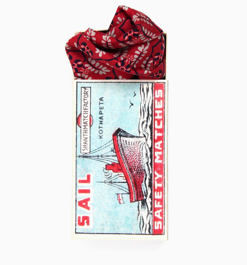 Mini Albertine Scarf • Red