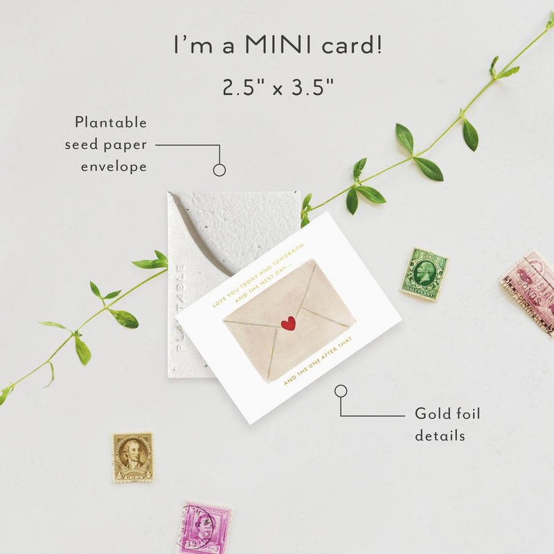 Mini Greeting Card • Love Letters