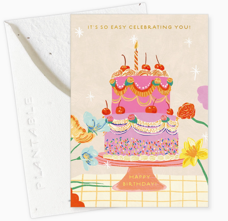 Mini Greeting Card • Cherry Cake
