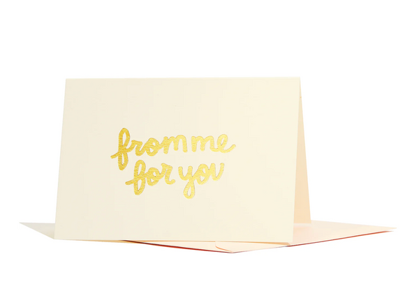 Mini Greeting Card • From Me For You