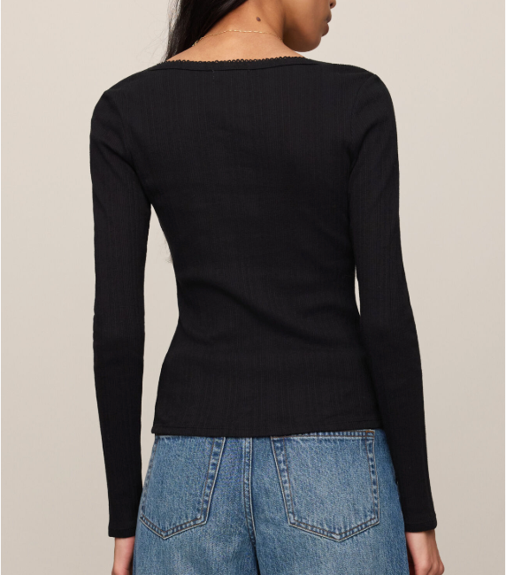 Audri Scalloped Top