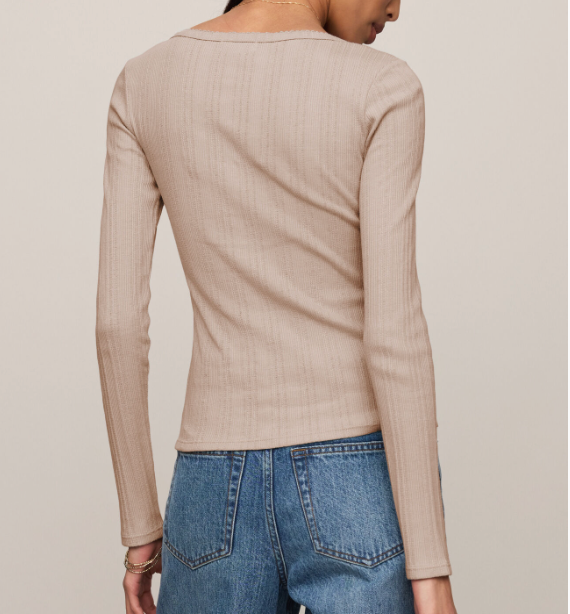 Audri Scalloped Top