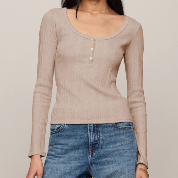 Audri Scalloped Top
