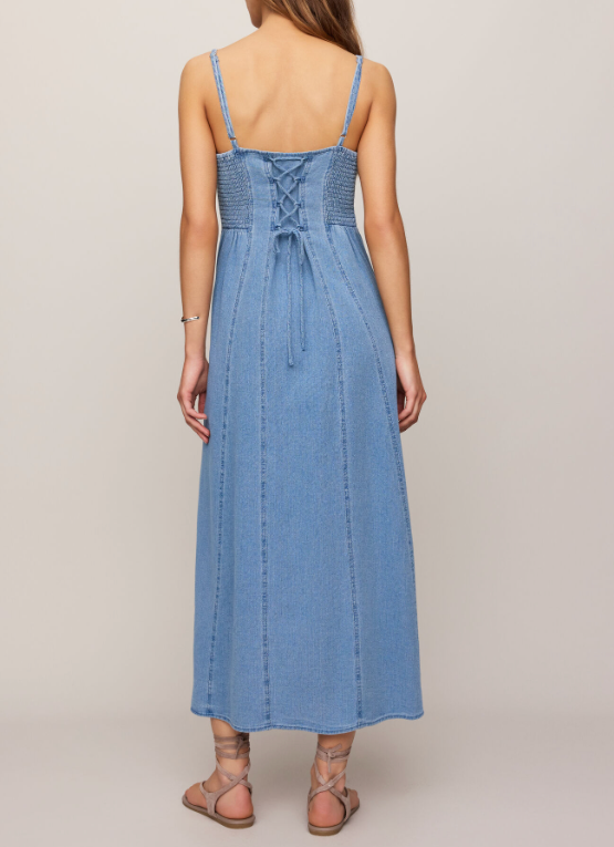 Leonora Indigo Midi Dress