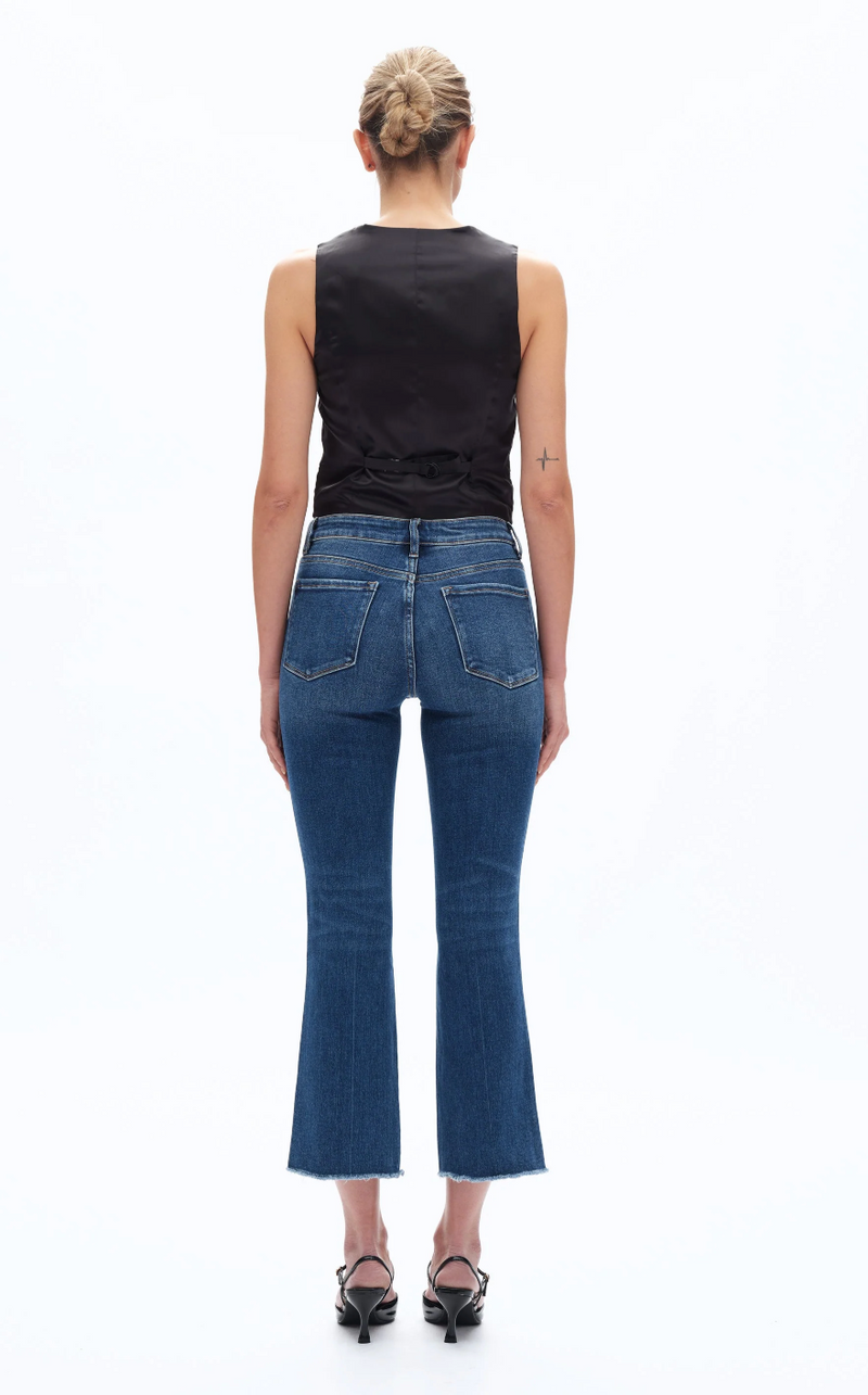 Stepped Hem Denim