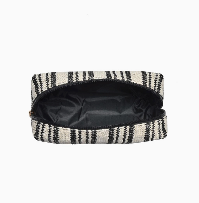 Voyage Striped Cosmetic Case