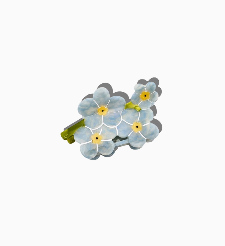 Forget-Me-Not Hair Claw