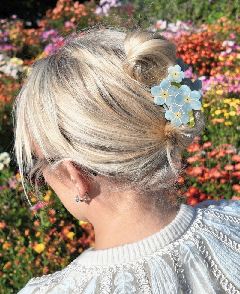 Forget-Me-Not Hair Claw