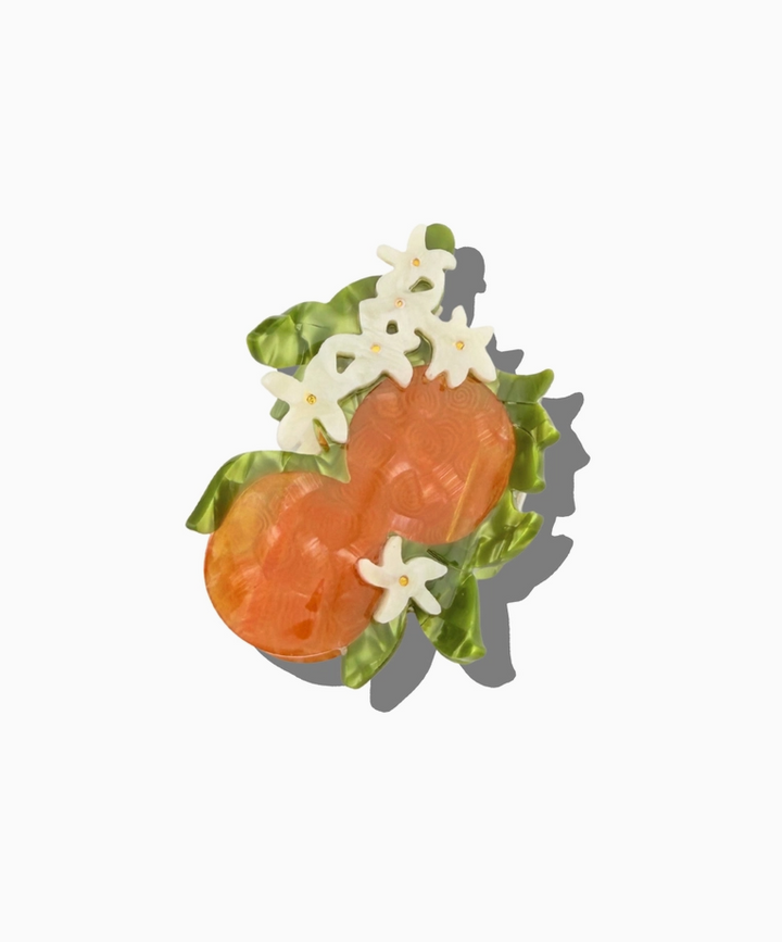 Orange Blossom Hair Claw
