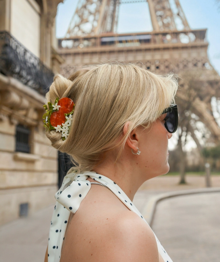 Orange Blossom Hair Claw