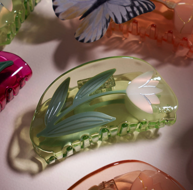 Green Lotus Hair Claw