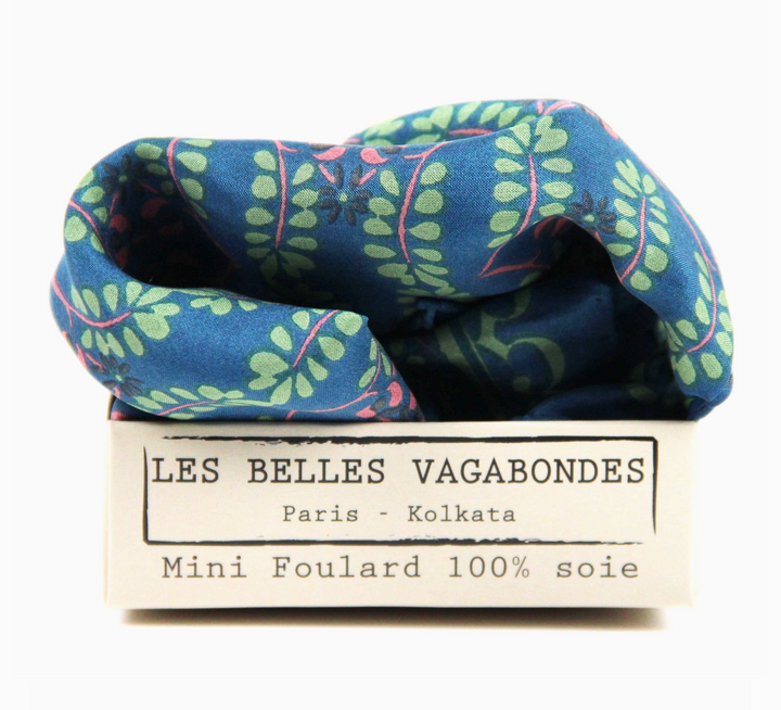 Mini Albertine Scarf • Blue